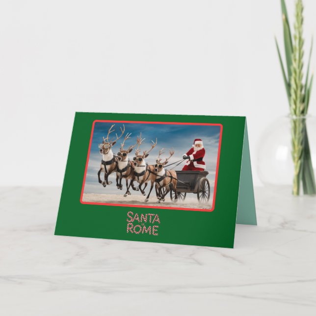 Tomte i Rom Helgkort (Framsida)