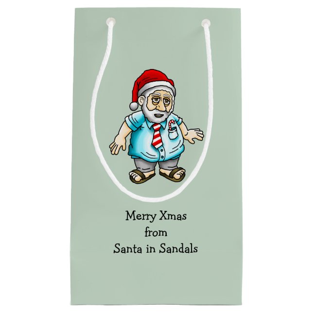Tomte i sandaler (Framsidan)