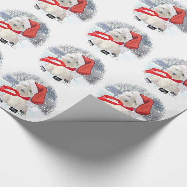 Tomte i skor presentpapper (Hörn)