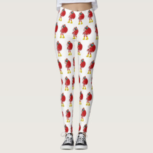 Tomte iförd stora gula stövlar leggings