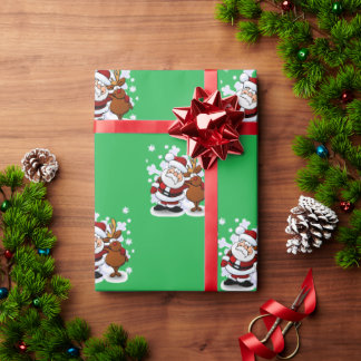 Tomte Inpackningspapper Presentpapper