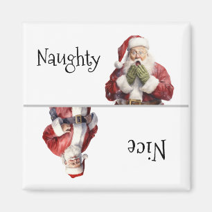 Tomte jul Busig Snäll Magnet