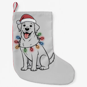 Tomte jul hundälskare Labrador Retriever mamma Liten Julstrumpa