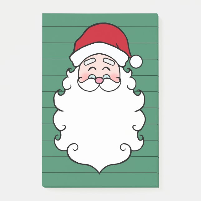 Tomte jul Post It Notes Present Post-it Block (Framsida)