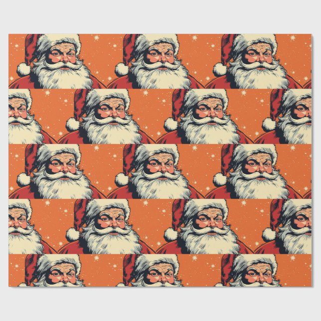 Tomte jul  presentpapper (Platt)