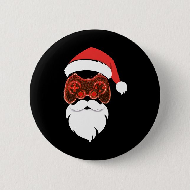 Tomte jul pyjamas  knapp (Framsida)