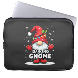 Tomte juldans Tomte familj jul (7) Laptop Fodral