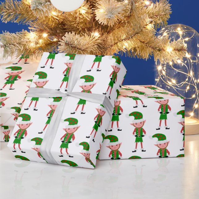 Tomte juldesign presentpapper (Helgdagar)