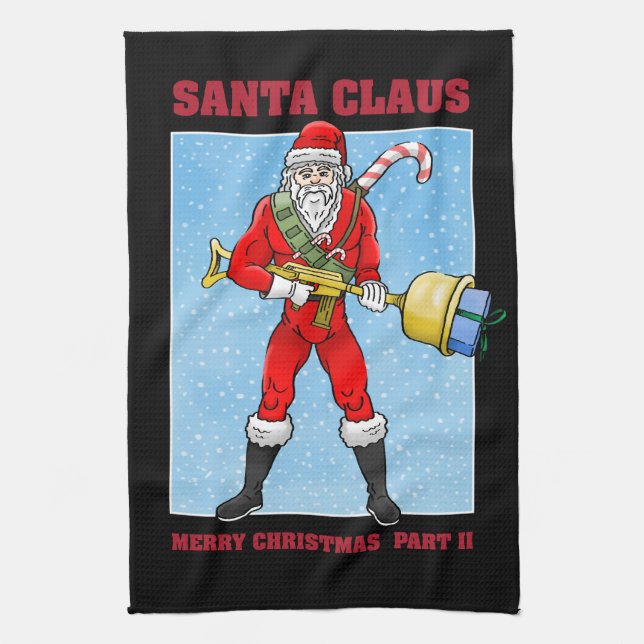 Tomte Julen Del 2 Kökshandduk (Vertikal)