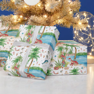Tomte julfiske på sommaren presentpapper