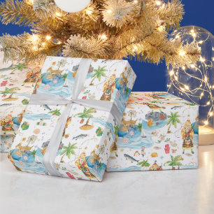 Tomte Julfiske på sommaren Presentpapper