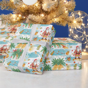 Tomte julfiske på sommaren presentpapper