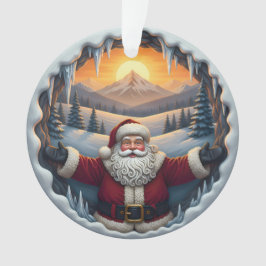 Tomte julgransprydnad 2025 – Vinterscen 1