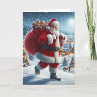 Tomte Julhälsningskort Helgkort