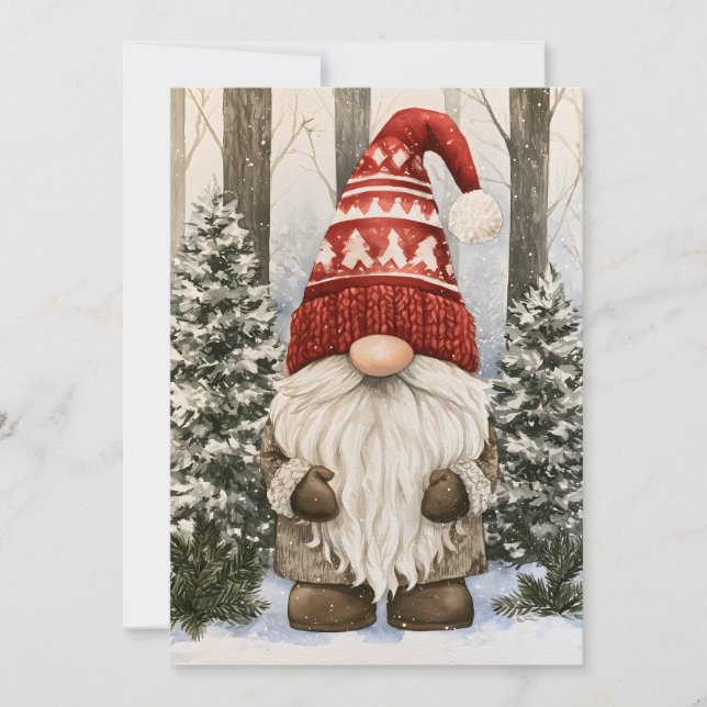 Tomte Julkort (Framsida)