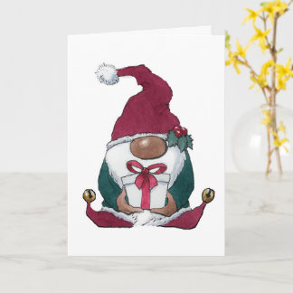 Tomte julkort kort