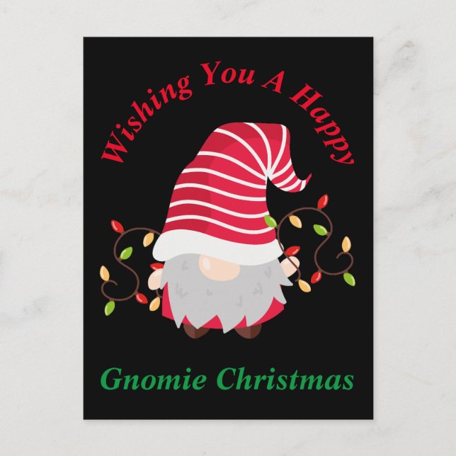 Tomte julkort vykort (Framsida)