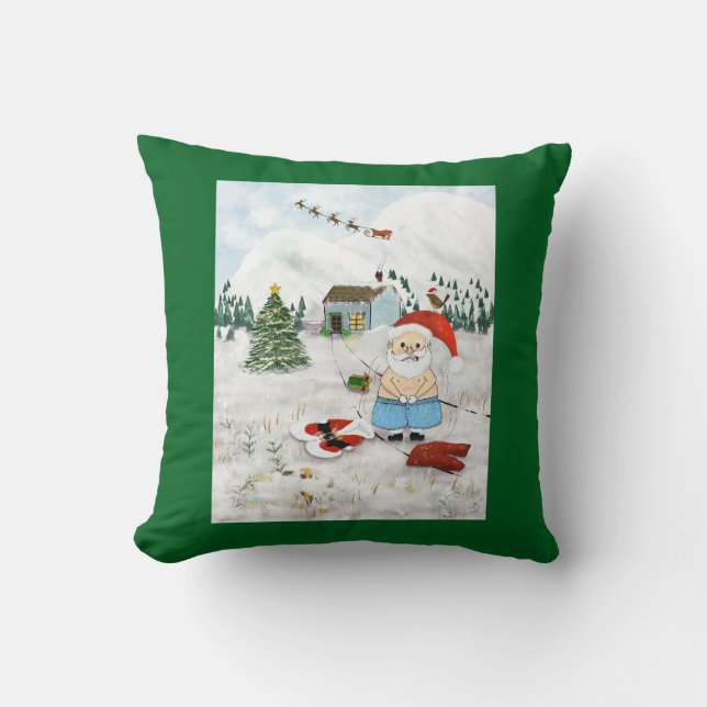 Tomte julkudde kudde (Framsida)
