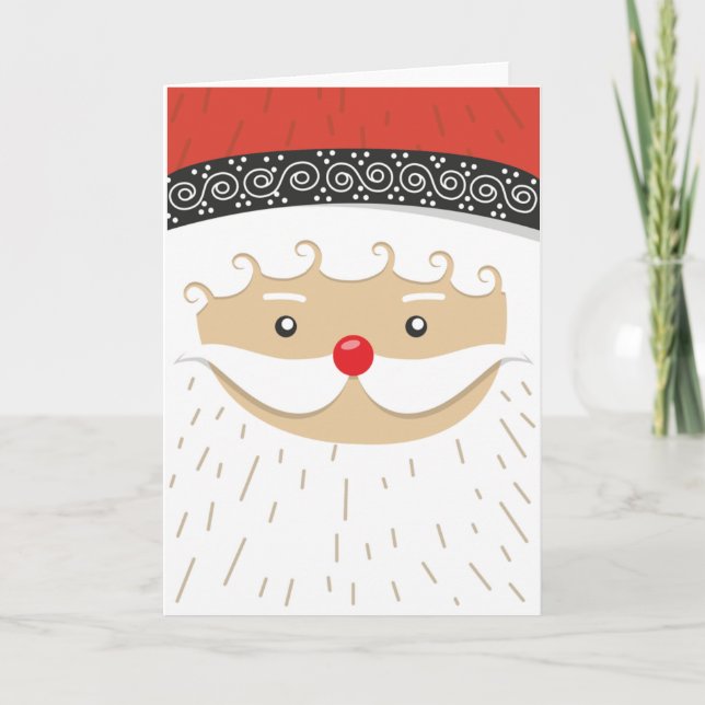 Tomte julmotiv helgkort (Framsida)