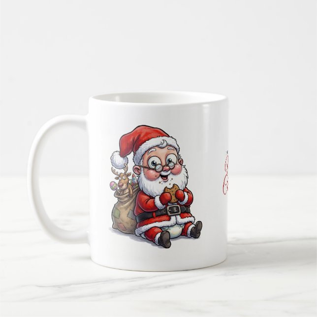 Tomte julmugg kaffemugg (Vänster)