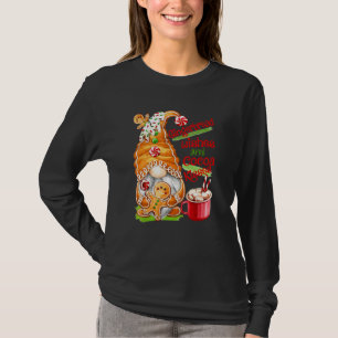 Tomte julpepparkaka och kakao God Jul T Shirt