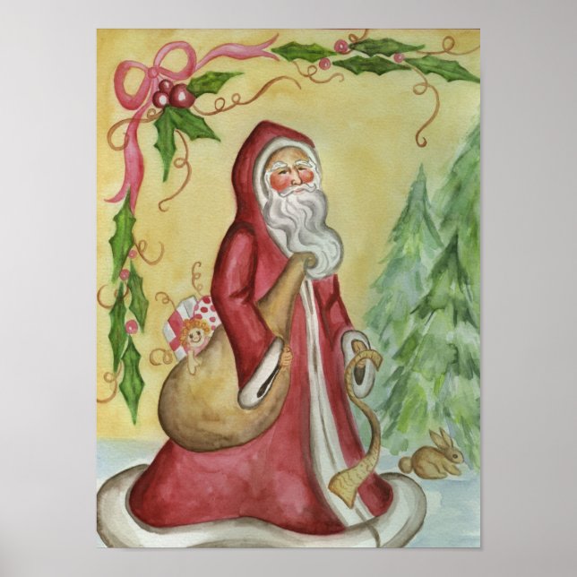 Tomte julplakat poster (Framsidan)