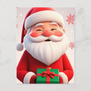 ❄️ Tomte Julpresent Magi 🎄 Festiv Högtid Vykort