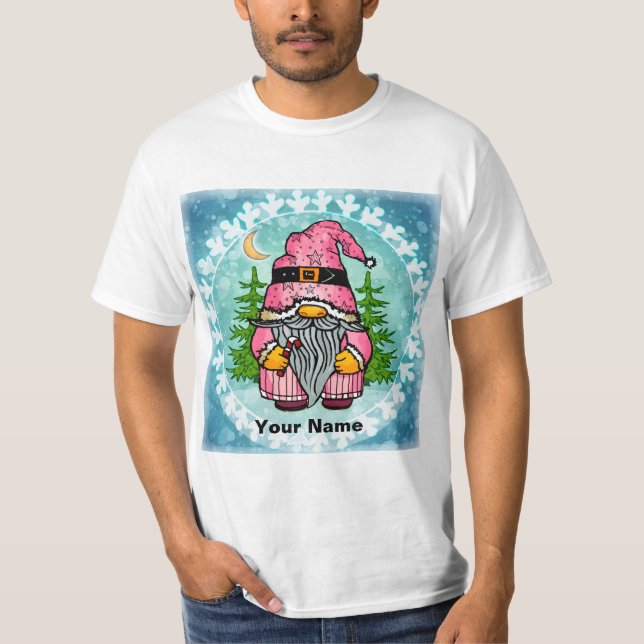 Tomte jultomte  t shirt (Framsida)