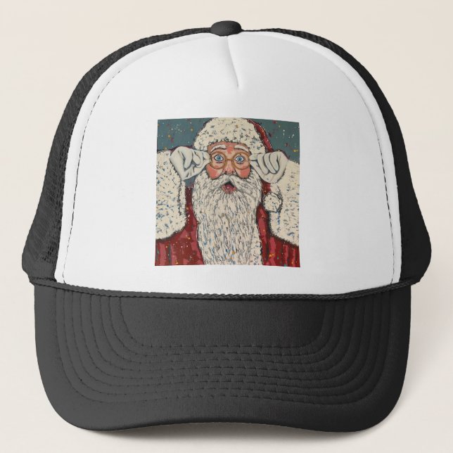 Tomte jultomten Förvånad Keps (Framsida)