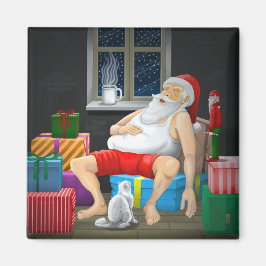 Tomte Kaffetid Magnet
