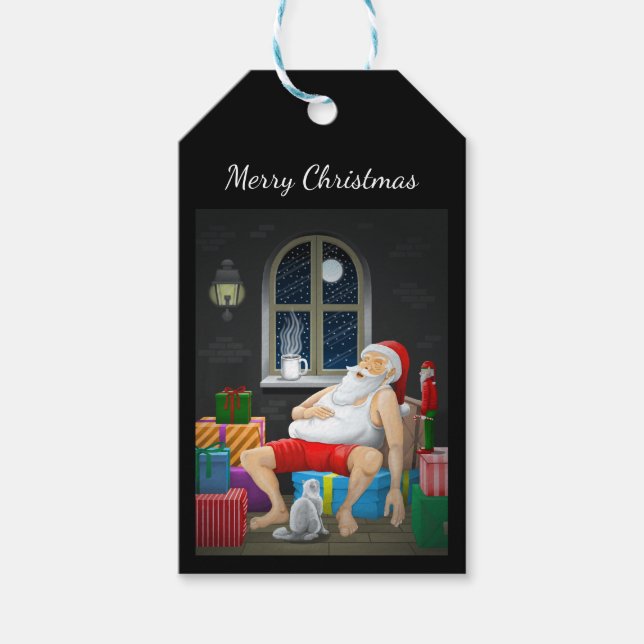 Tomte Kaffetid Presentetikett (Framsidan)