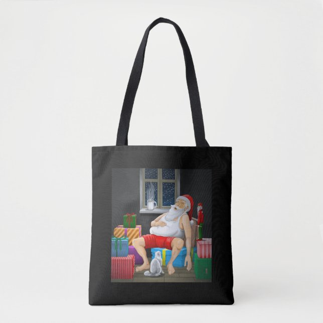 Tomte Kaffetid Tygkasse (Framsida)