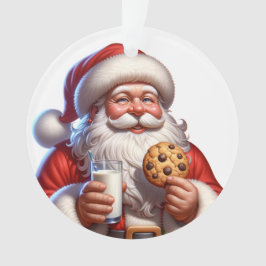 Tomte kakor och mjölk jul akryl ornament