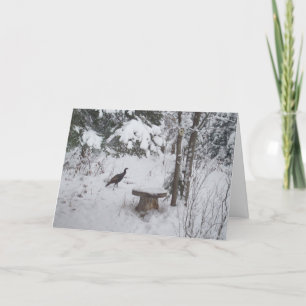 Tomte kalkon helgkort