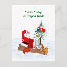 Tomte Kanin Räv Ekorre, Deutsch Vykort