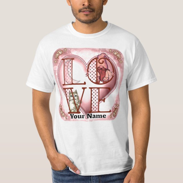 Tomte Kärlek T Shirt (Framsida)