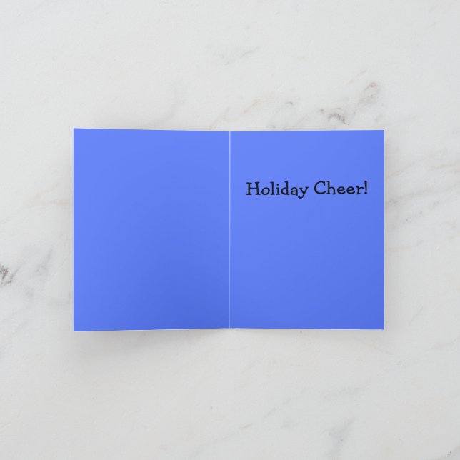 Tomte klädd som jultomte kort (Inuti)