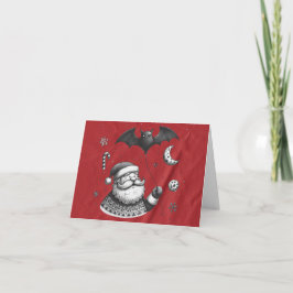 Tomte Klösa Röd Kort