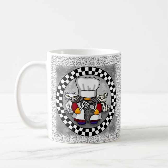 Tomte kock  kaffemugg (Vänster)