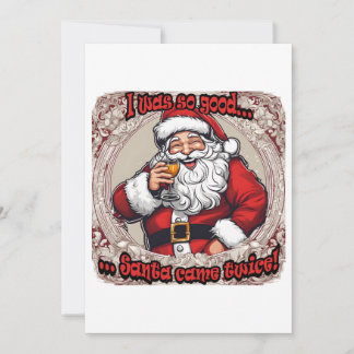Tomte kom två gånger! julkort