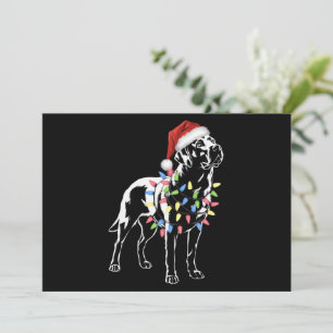 Tomte Labrador Retriever Julbelysning Hundälskare Julkort