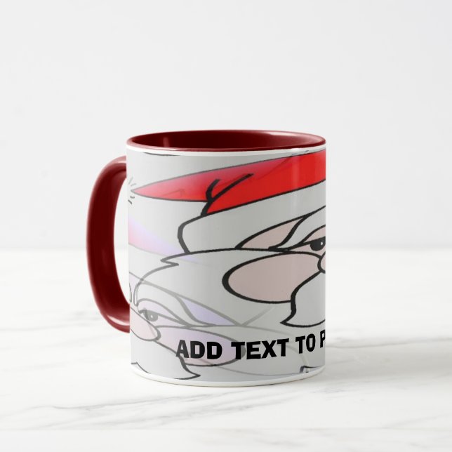 Tomte, lägg till text  Mugg (Framsida vänster)