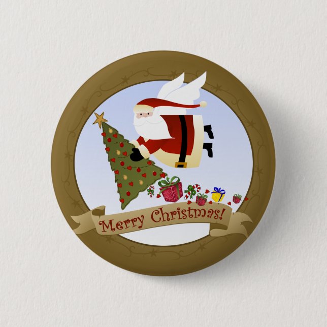 Tomte levererar knapp (Framsida)