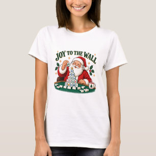 Tomte Mahjong Tröja Glädje till Vägg Jul T-Shirt