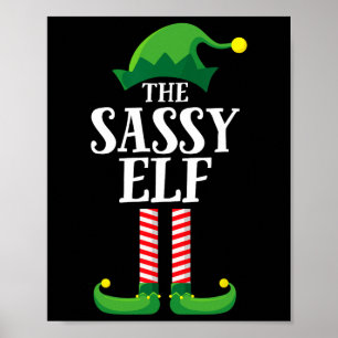 Tomte Matchande Familjegrupp Julfest  Poster