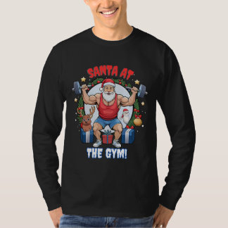 Tomte med en twist – Gymtomte Holiday humor T Shirt