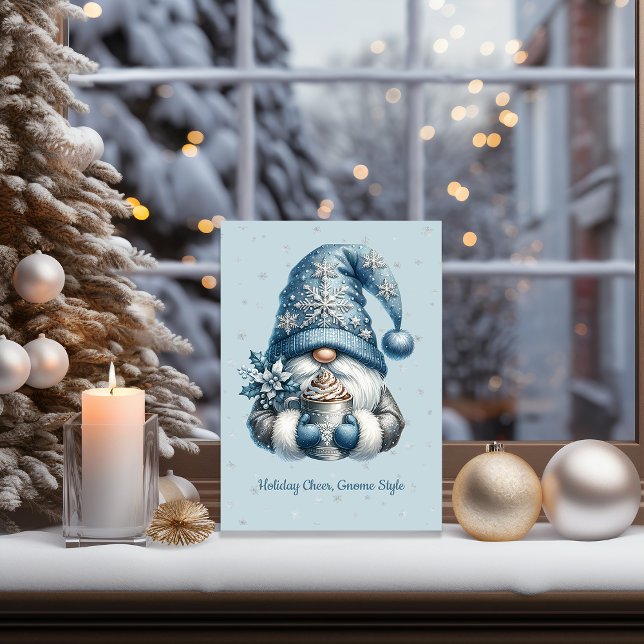 Tomte med het choklad helgkort (Skapare uppladdad)