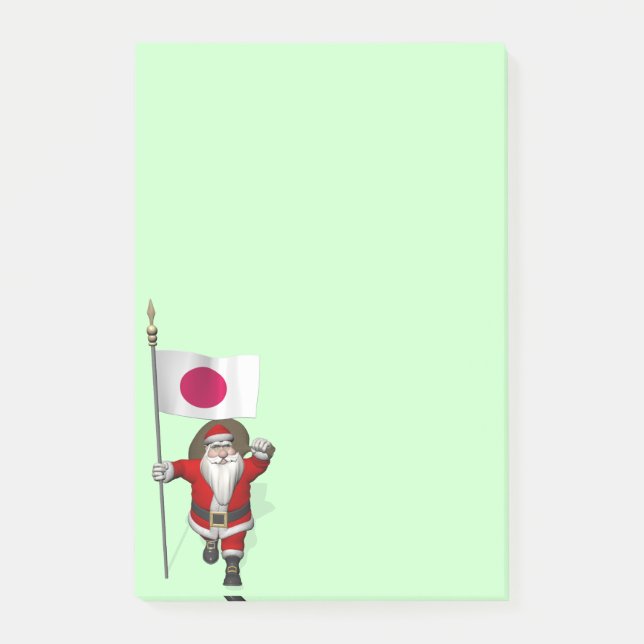 Tomte med kejsarens tecken av Japan Post-it Block (Framsida)