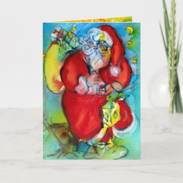 TOMTE MED LYKTAN I JULLNATTEN HELGKORT
