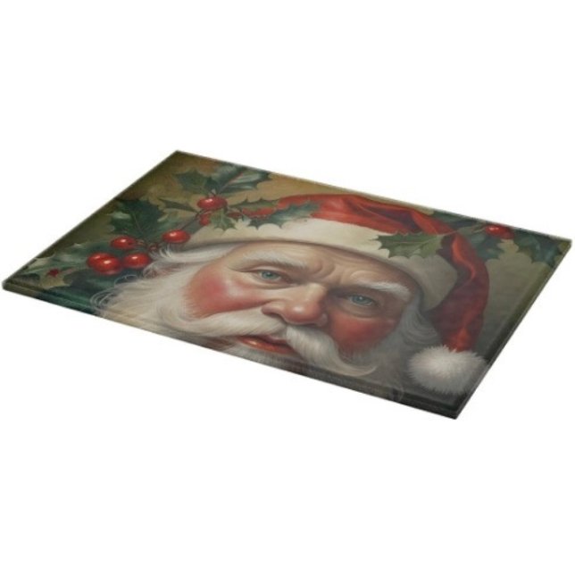 Tomte med mistel (Glass Cutting Board – 5 different sizes. 100% food safe.  tempered glass Non-skid rubber feet. 

)